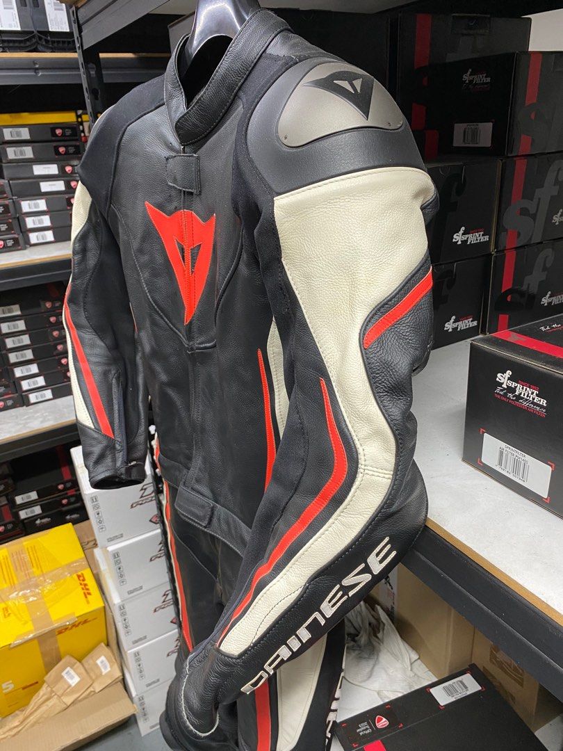 Dainese assen 2 piece suit size 44 Motorcycles Motorcycle Accessories on Carousell