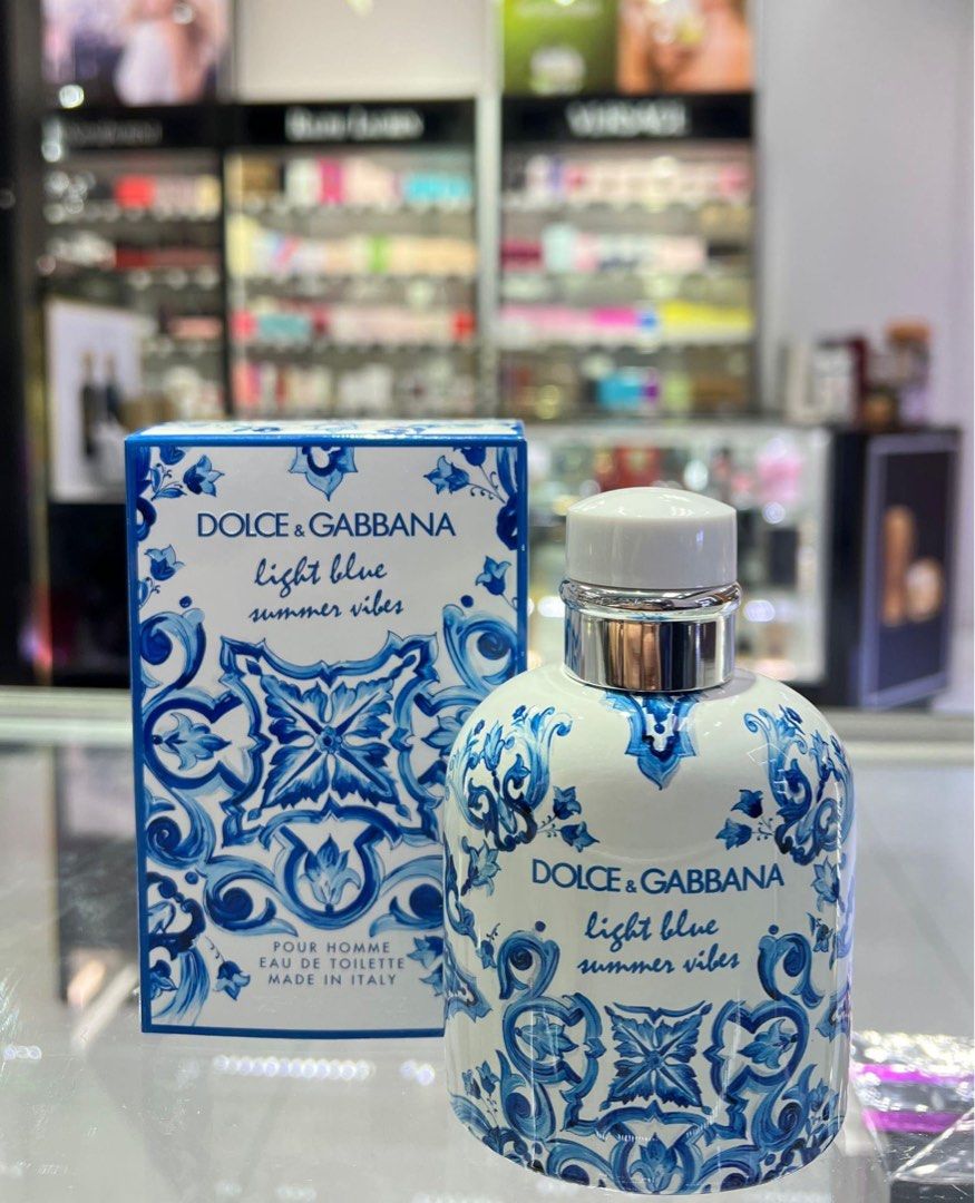 D G light blue summer vibes for men perfume Beauty Personal Care Fragrance Deodorants on Carousell