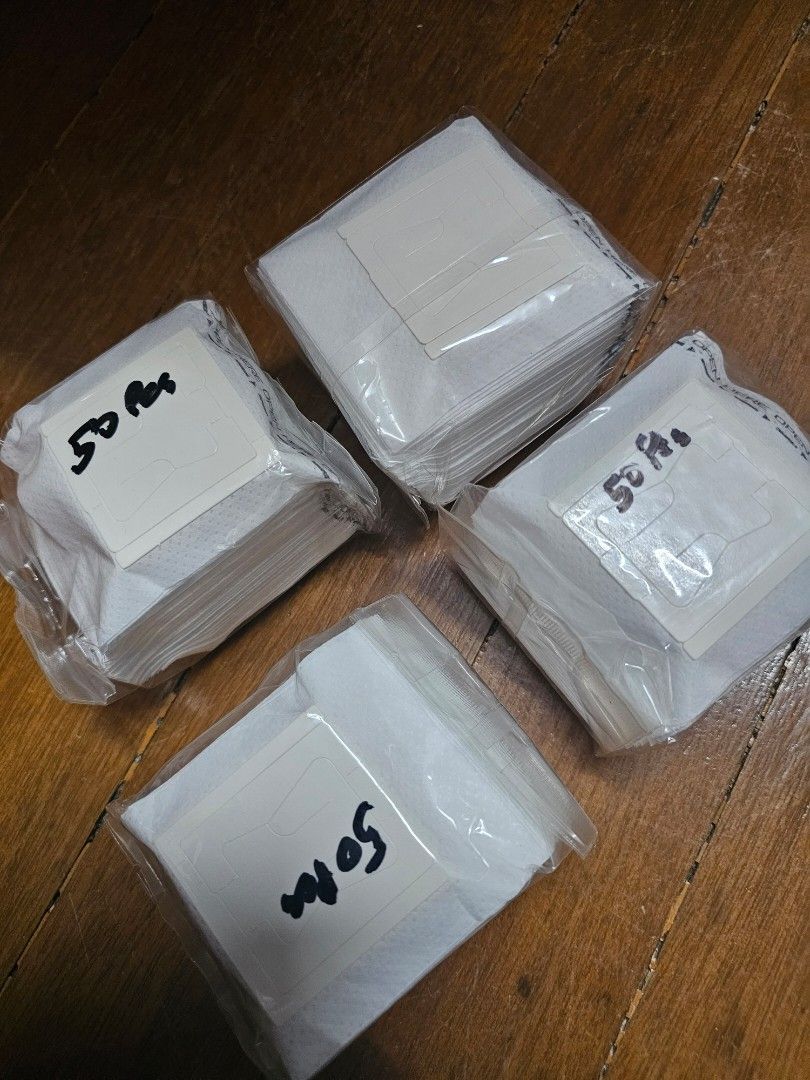 DRIP bags for coffee or tea (Category: Coffee & Tea Tableware) located in Valenzuela. Submitted by scarletangel35 (Listing ID 1325039545, Image 1). Description: unopened take all 250only rfs: not using anymore.