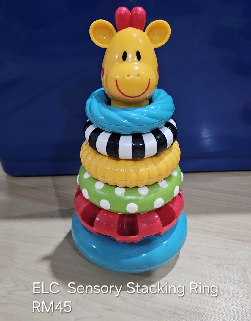 ELC Sensory Stacking Ring Babies Kids Infant Playtime on Carousell