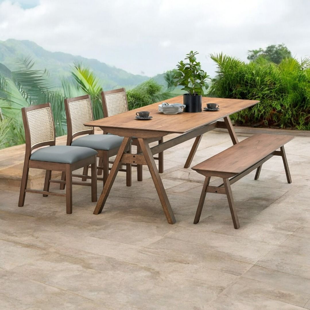 Elevate Your Dining Experience with a Bench Chair Set, Furniture & Home ...