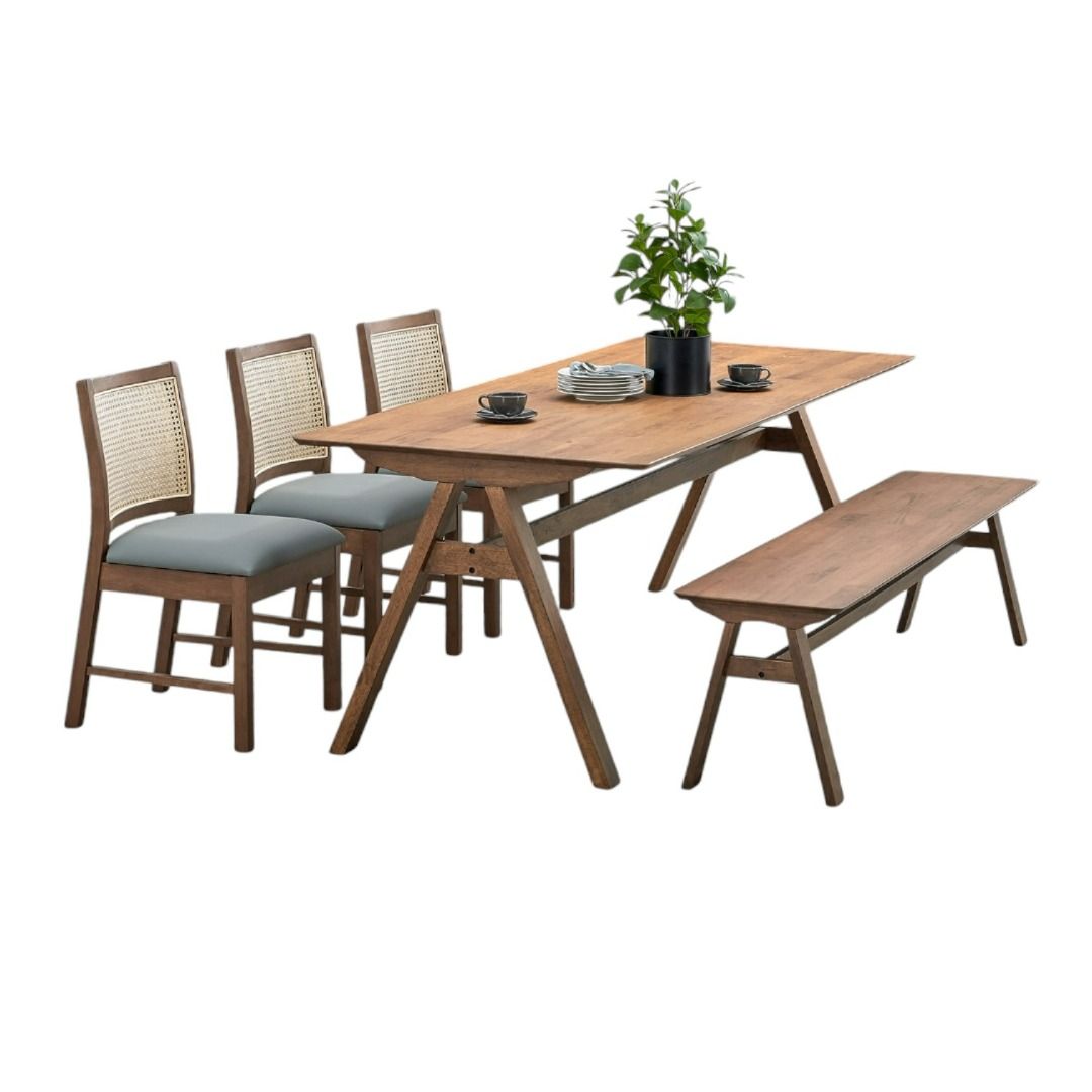 Elevate Your Dining Experience with a Bench Chair Set, Furniture & Home ...
