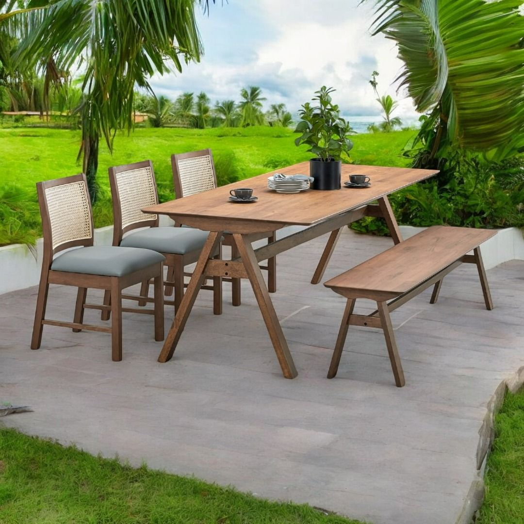 Elevate Your Dining Experience with a Bench Chair Set, Furniture & Home ...