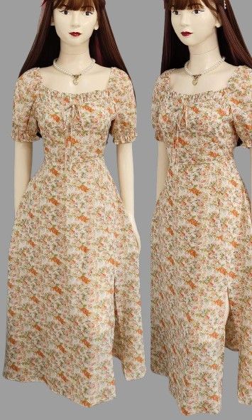 Floral Dress w/ Slit (Category: Dresses) located in Makati City. Submitted by usedtivity.ph (Listing ID 1325038041, Image 1). Description: Size: S-M Zipper back With inner lining No issue. Good as new. Super pretty..