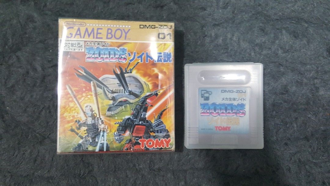 Gameboy JP Zoids: Densetsu. (Category: Nintendo) located in San Juan City. Submitted by ricsgaragesale (Listing ID 1325096067, Image 1). Description: Gameboy Zoids: Densetsu. Price: 3,500 PHP - Authentic. - Tested and working. - Japanese version and Japan game exclusive. - Mint cartridge condition and box condition is still presentable. - Clean. - With plastic game cartridge tray inside of the box. - With box protector. Issue: Missing instruction