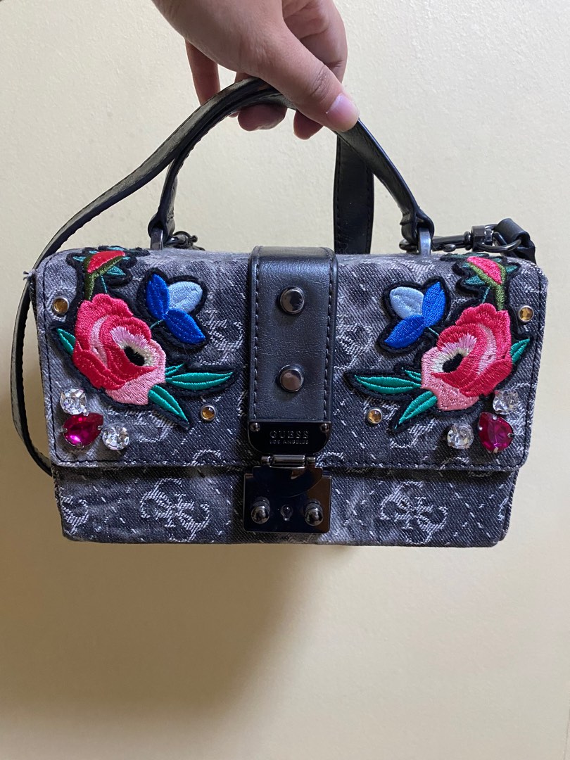 Guess badlands satchel shop