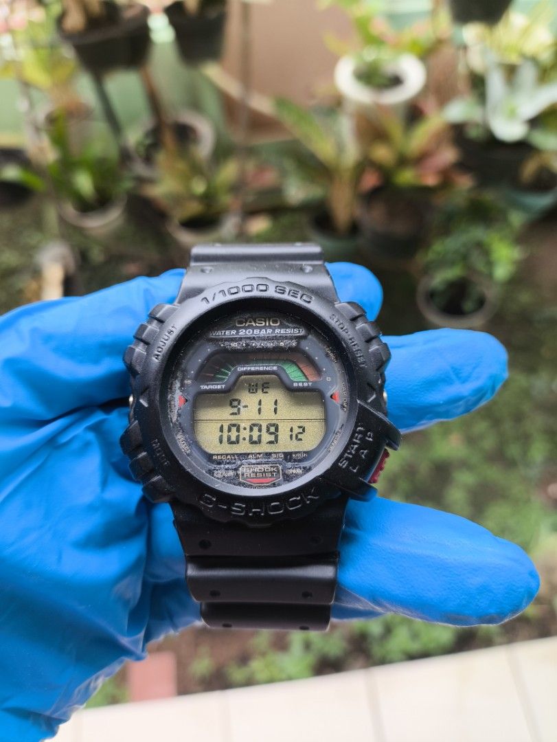 Harga Net Jam Tangan Casio G Shock DW 6000 Original Fungsi2 Normal Gold Edition Bukan Emas Asli Bezel Aftermarket Tinggal Pakai