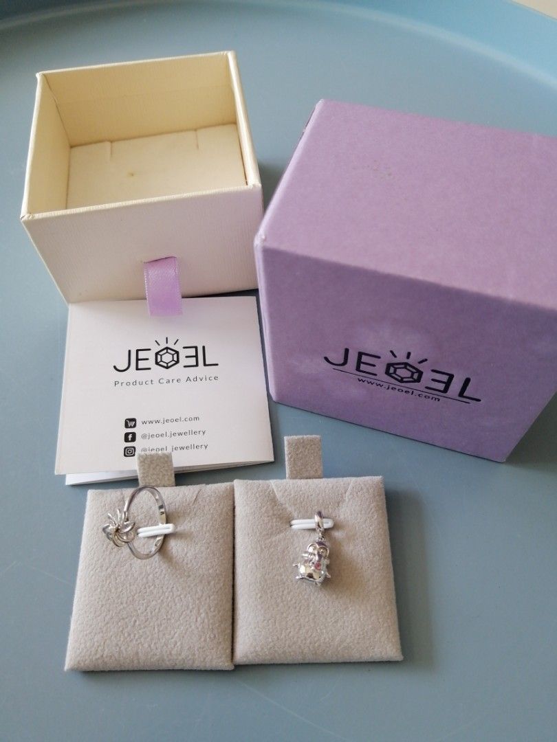 jeoel Pink Sapphire Penguin Pendant jeoel ring