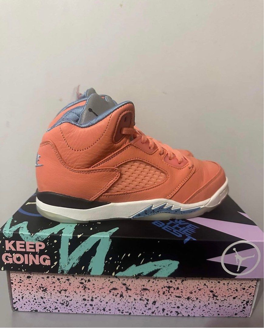 Jordan5 x Dj Khaled limited edition (Category: Sneakers) located in Buenavista. Submitted by evcaballer65267 (Listing ID 1324927105, Image 2). Description: The price of the DJ Khaled x Air Jordan 5 “We The Best” shoes in the Philippines can vary depending on the seller, the condition of the shoes, and their availability. On popular platforms like StockX and GOAT, prices for these shoes range from around PHP 15,000 to PHP 60,000 or more, depending
