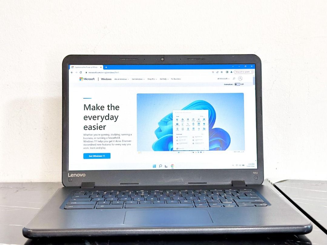 Lenovo 14 Inch Intel Win 11 Laptop - Windows 11 + MS Office - Good ...