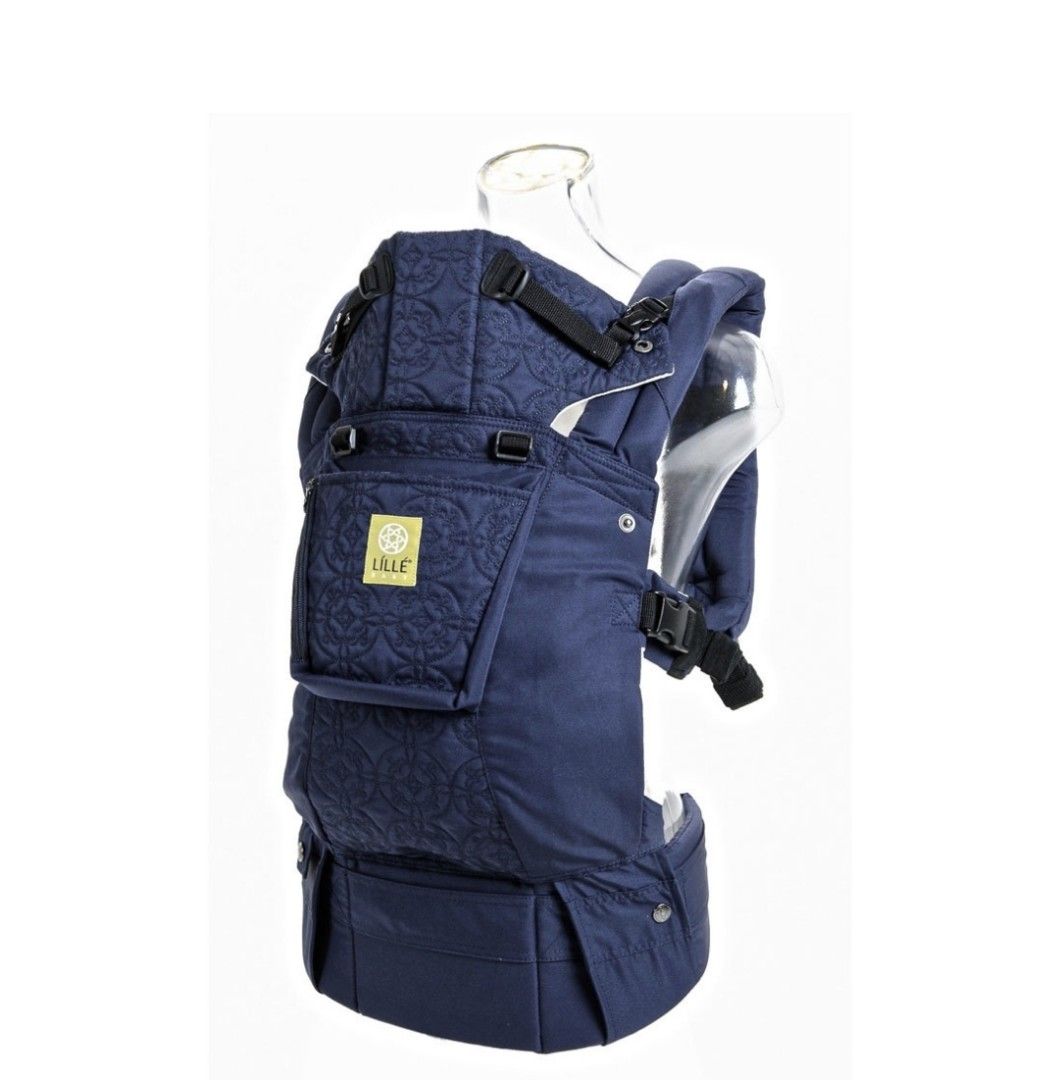 LILLEBABY COMPLETE Embossed 6 in 1 Baby Carrier in Navy