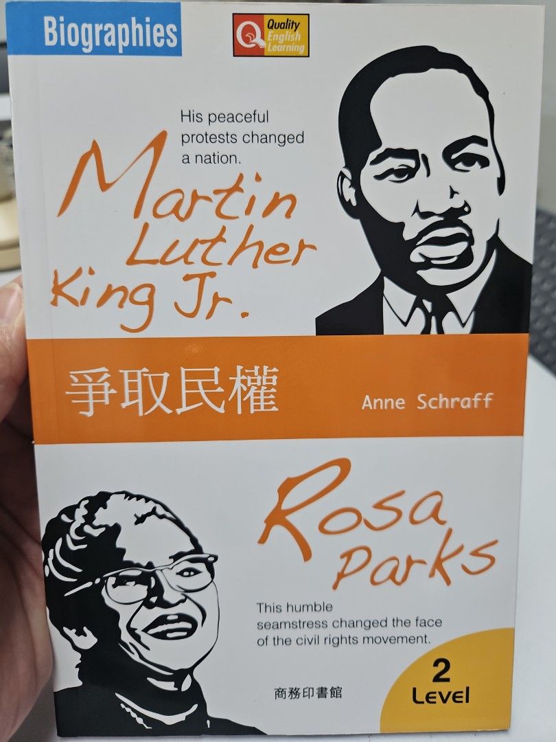英文讀本Martin Luther King Jr., 興趣及遊戲, 書本& 文具, 小說及非小說- Carousell
