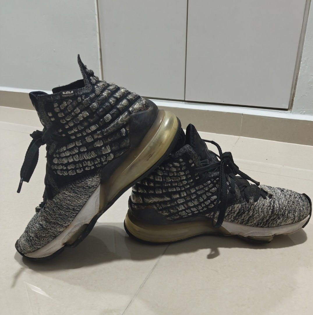 Men Nike Lebron XVII 17 Basketball Shoes Black White Oreo, Luxury