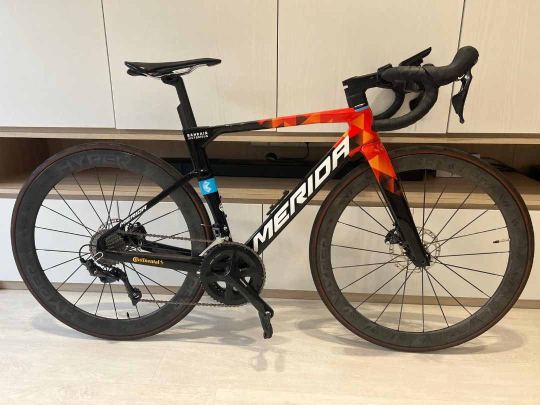MERIDA Reacto 5000 (Category: Bicycles) located in Singapore. Submitted by benson.yew (Listing ID 1324987300, Image 1). Description: Merida Reacto 5000 (2022) model Carbon wheel set by Windspace Hyper Bike frame size : XXS, 47cm Low-ballers will be ignored politely For more pictures or questions, just msg thanks!.