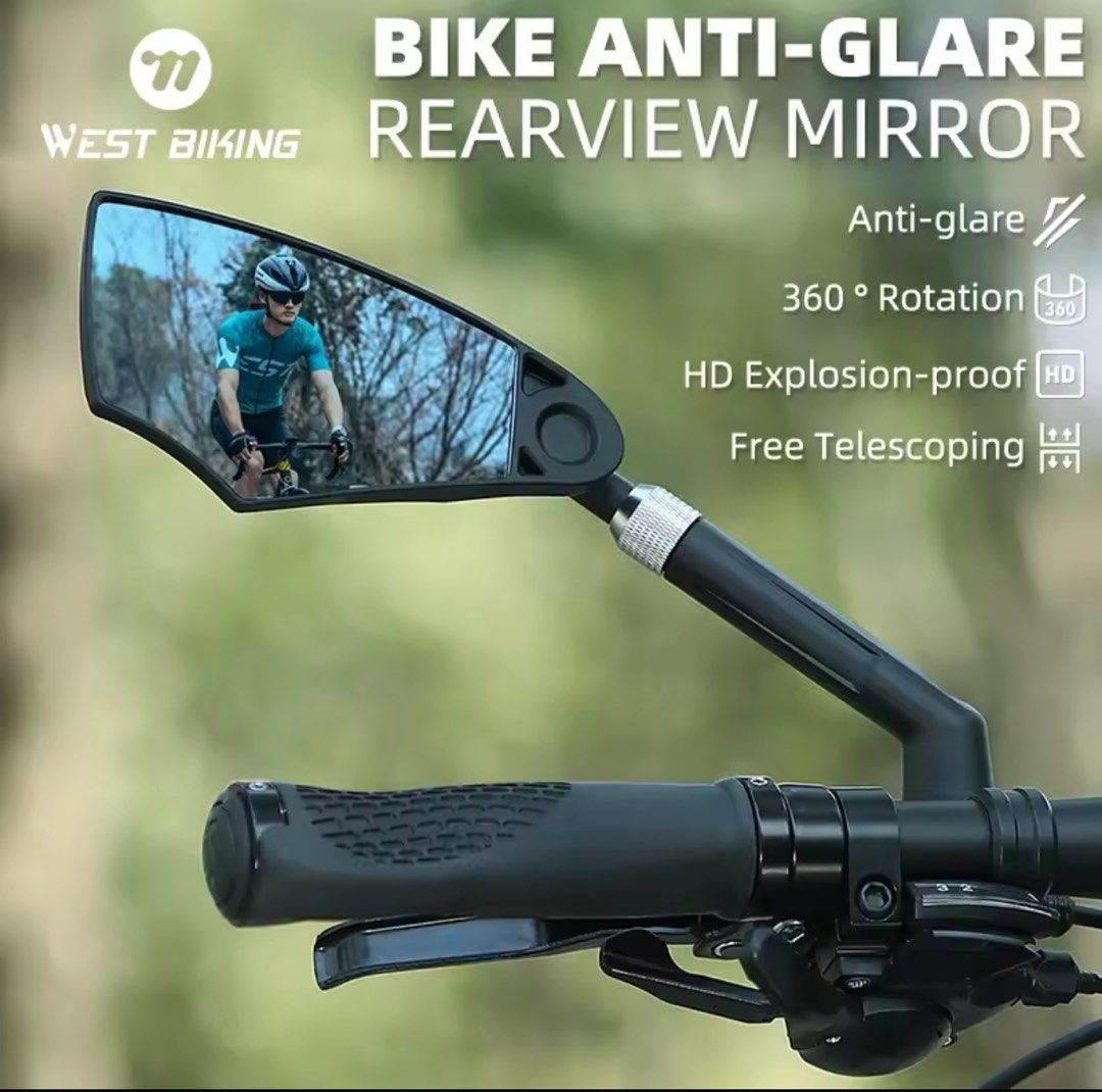 Bike handlebar rear view mirror 2025