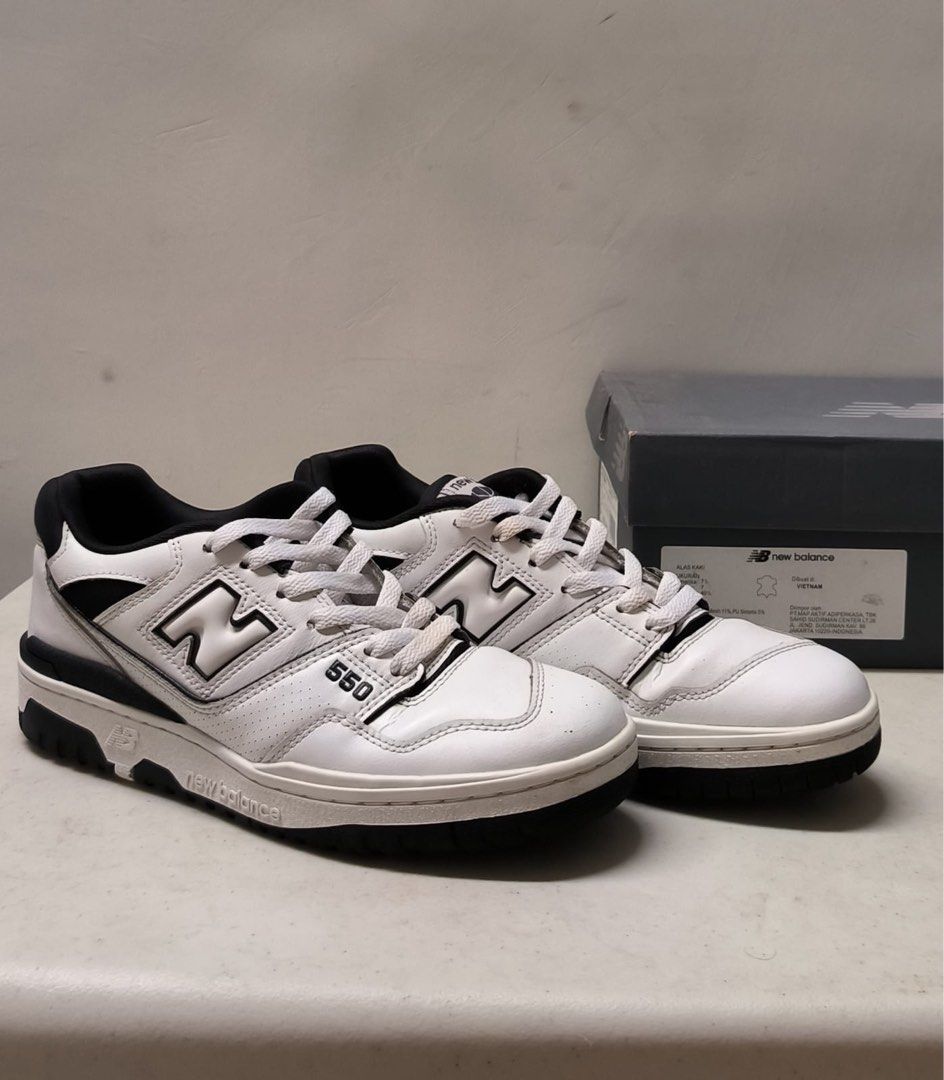 New Balance BB 550 HA1 White Black Oreo Original 100%