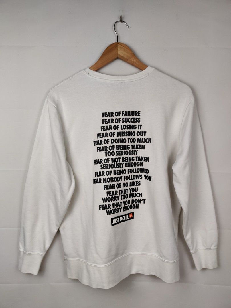 Nike Just Do It Sweatshirt Men s Fashion Tops Sets Tshirts Polo Shirts on Carousell