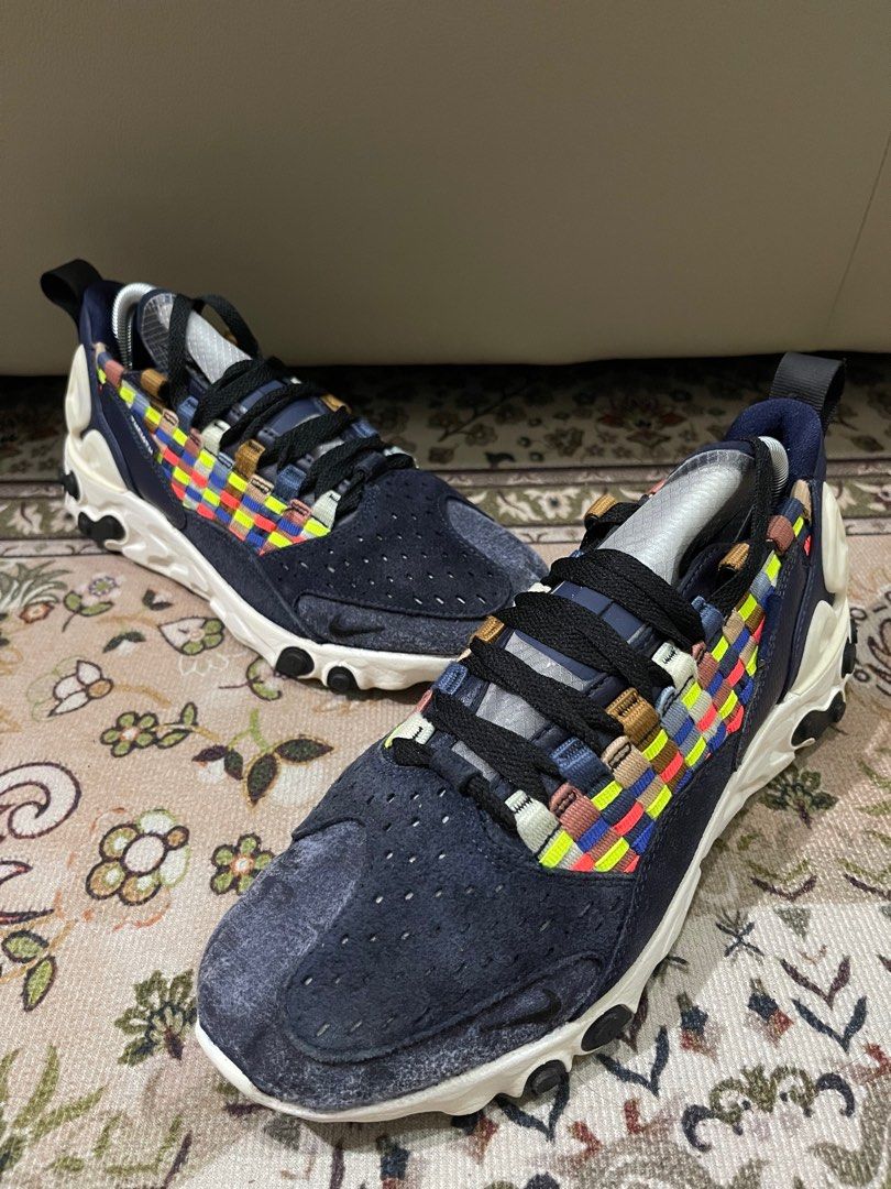 Nike React Sertu Blackened Blue Men s Fashion Footwear Sneakers on Carousell