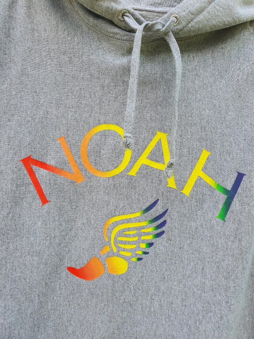 NOAH Tri color Winged Foot Hoodie