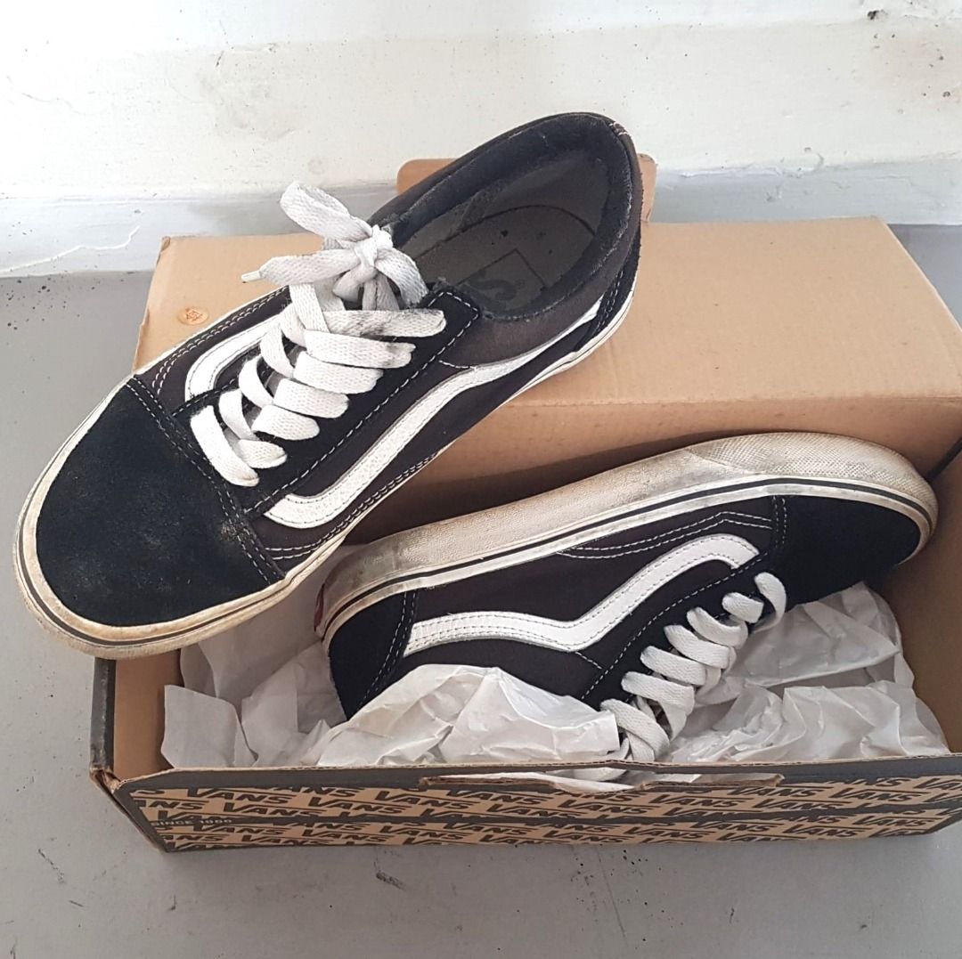 Old Skool Original VANS Designer Shoes OFF THE WALL US 6 UK 3.5 EUR 36 Black