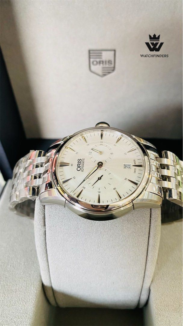 Oris Artelier Regulateur Automatic Watch with White Dial