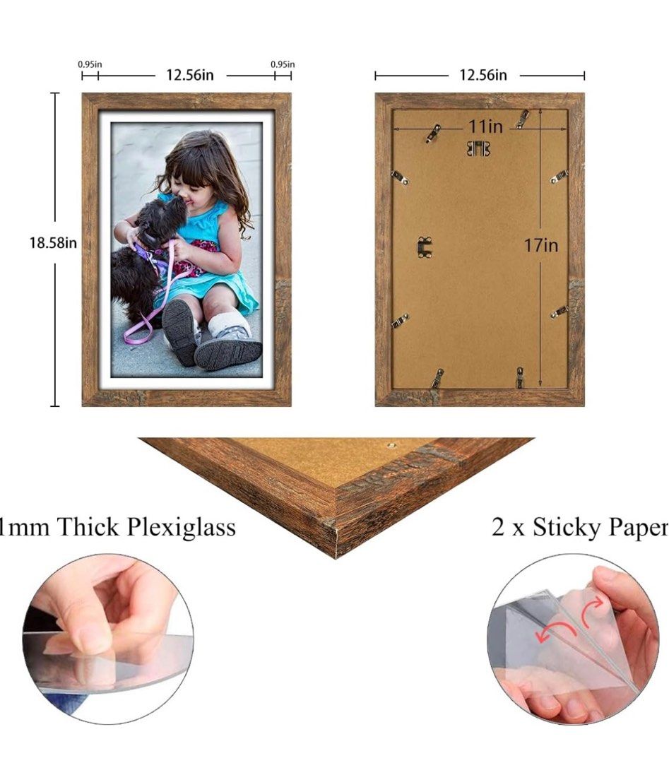 Photo frame fits 11 x 17 inch/ 28 x 43 cm, Furniture & Home Living, Home  Decor Accessories, Photo Frames on Carousell