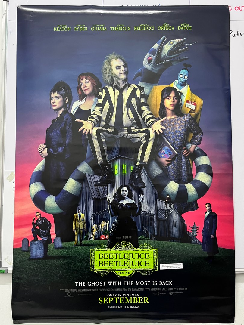 Poster Beetlejuice 2024, Hobbies & Toys, Books & Magazines, Magazines
