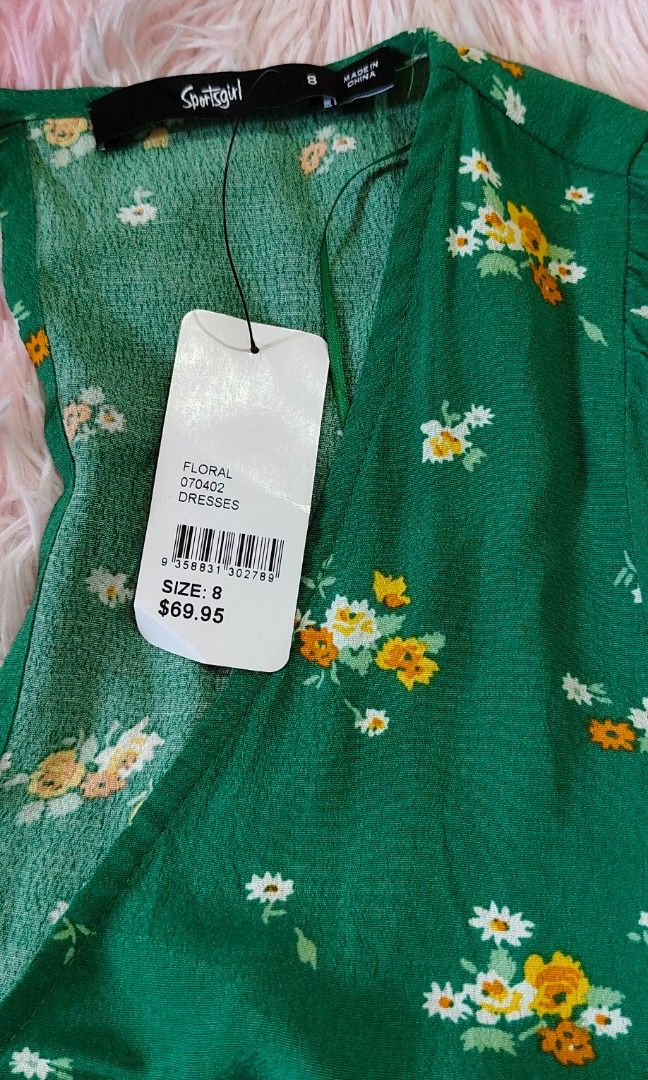 strut and bolt green dress Sports Girl Crinkle Metallic Green Woman's Top Small