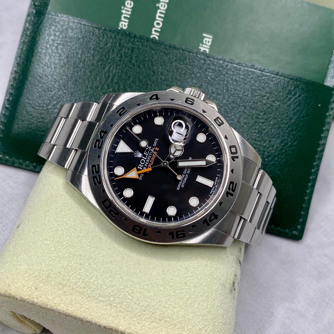 Rolex explorer II black dial fullset