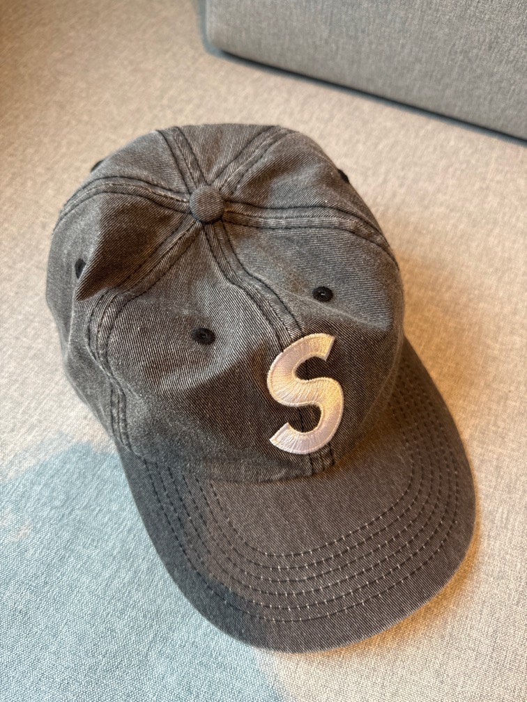 美品】Supreme Pigment Print 謝っ S Logo 6-Panel