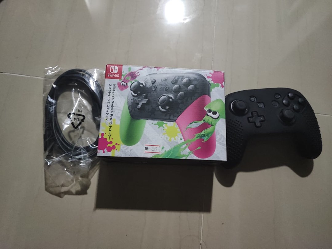 Pro Controller Splatoon Shell Replacement Switch pro controller splatoon 2 edition, Video Gaming, Gaming ...