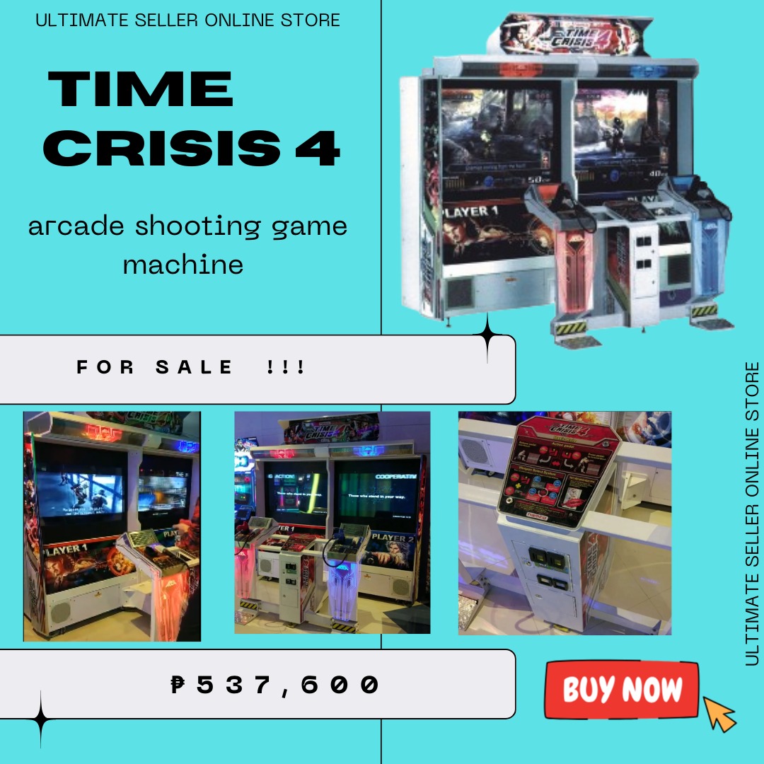 Time Crisis Arcade Machine for Sale – Timeless Gaming Classics