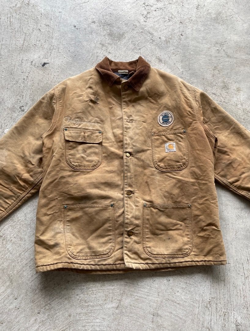 Vintage carhartt chore jacket outlet