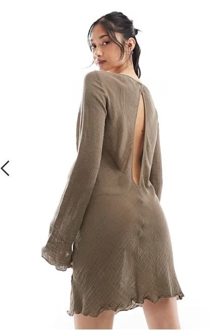 Weekday Linen Blend Dress, Women's Fashion, Dresses & Sets, Dresses on  Carousell