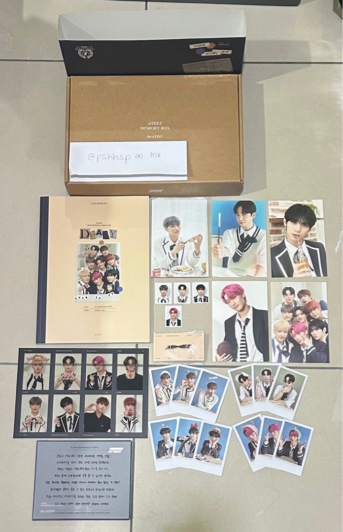 [WTS] ATEEZ OFFICIAL FANCLUB [ATINY] 2nd Membership Kit