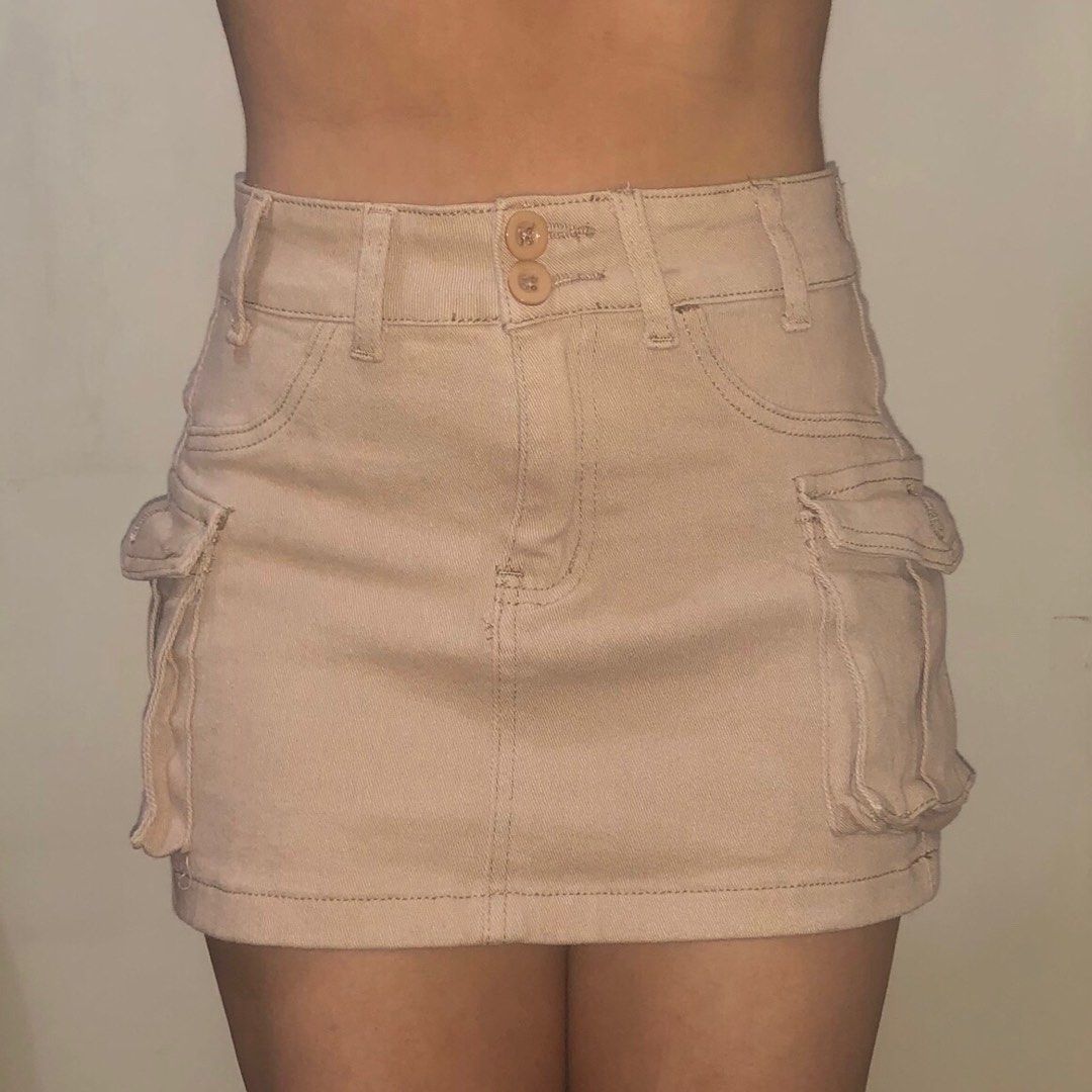y2k mini cargo skirt Women s Fashion Bottoms Skirts on Carousell