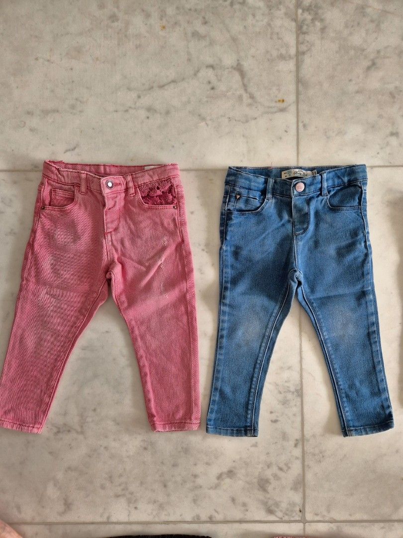 Zara baby girl pants on sale