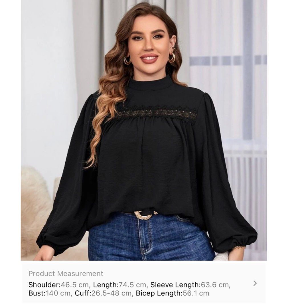 4XL US20 UK24 Blouse CLEARANCE SALE for Plus size curve ladies. Women s Fashion Tops Blouses on Carousell