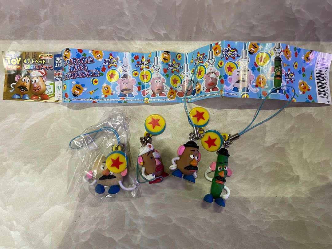 (散) 絕版 Toy Story 扭蛋 迪士尼 薯蛋頭先生 薯蛋頭太太 Mr. Potato Head 公仔, 興趣及遊戲, 玩具 & 遊戲類 ...
