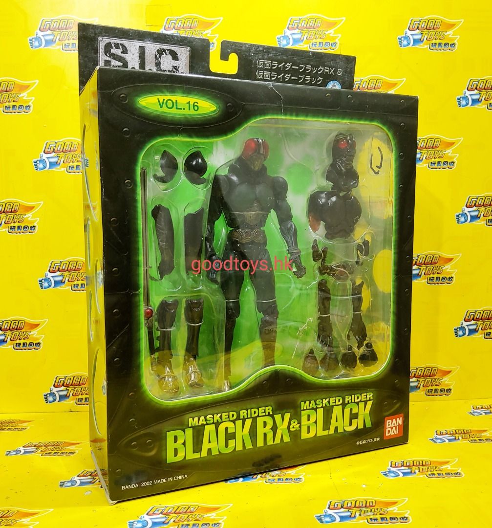 S.H.Figuarts（真骨彫製法）仮面ライダー龍騎 中古已開封BANDAI SIC VOL.16 MASKED RIDER BLACK RX & BLACK, 玩具