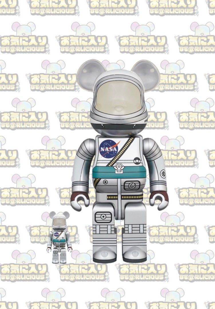 ? Bearbrick Project Mercury Astronaut 100%+400%, Hobbies & Toys 