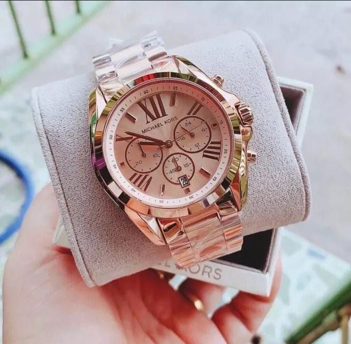 BIG SALE Michael Kors Oversized Bradshaw Chronograph Stainless Steel Watch MK5503 Women s Fashion Watches Accessories Watches on Carousell