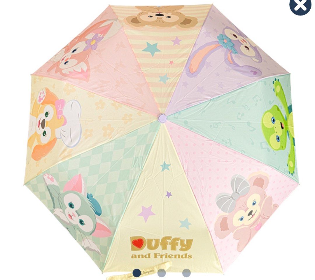全新迪士尼代購Disney Duffy and Friends 雨傘遮太陽傘摺疊雨傘
