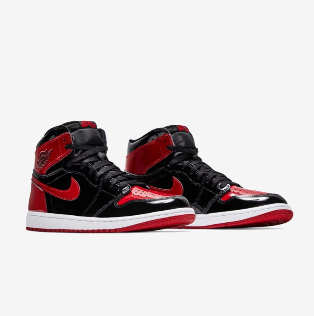 Air Jordan Patent Bred, Men's Fashion, Footwear, Sneakers on