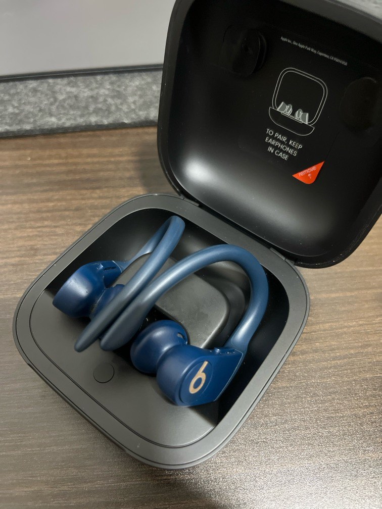 Beats Powerbeats Pro Navy Audio Earphones on Carousell