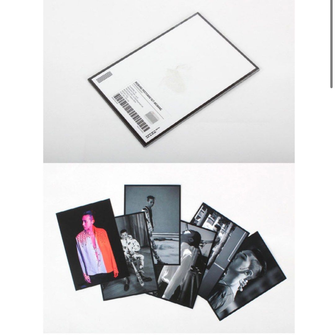 BIGBANG WORLD TOUR [MADE] FINAL IN SEOUL Postcard Set (G-DRAGON Set),  興趣及遊戲, 收藏品及紀念品, 韓流- Carousell