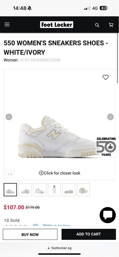 BNIB Womens New Balance 550