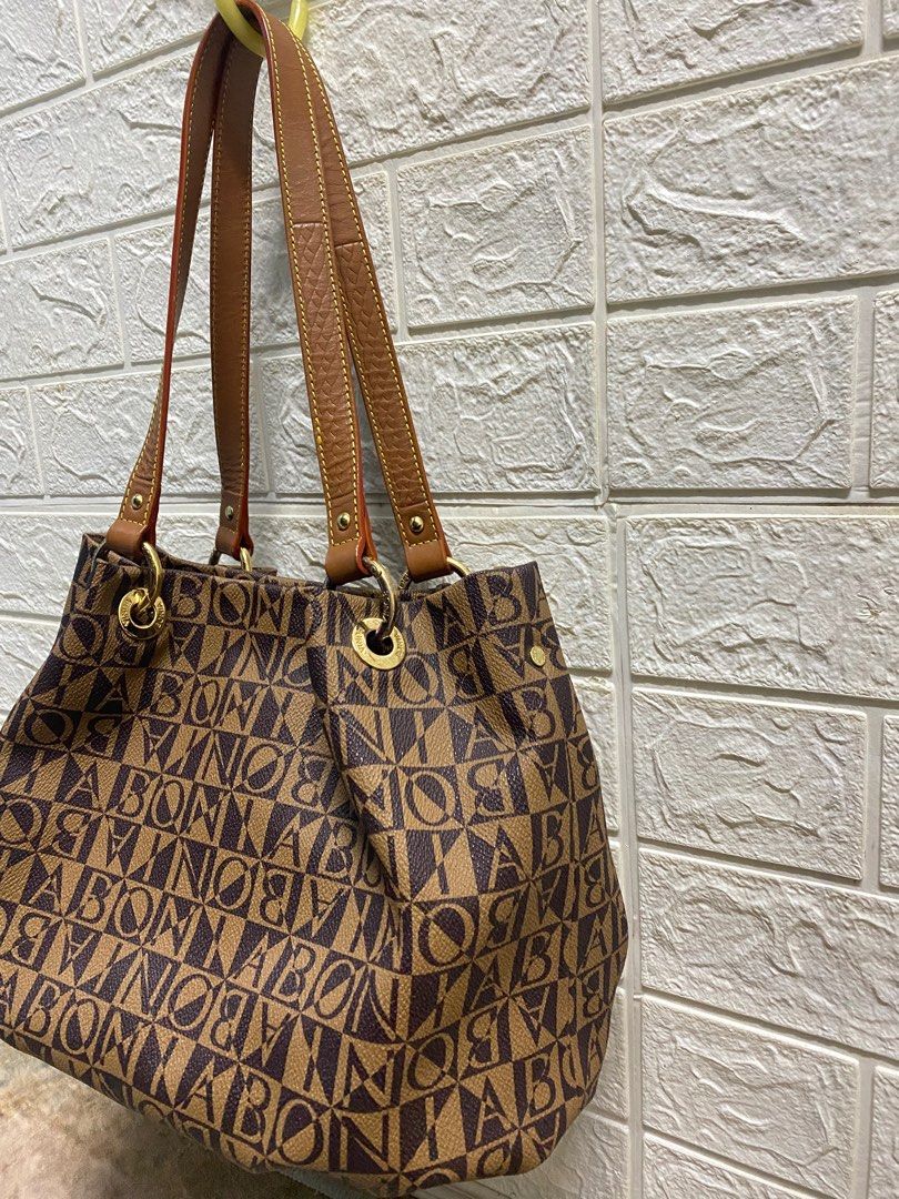 Bonia monogram handbag on sale