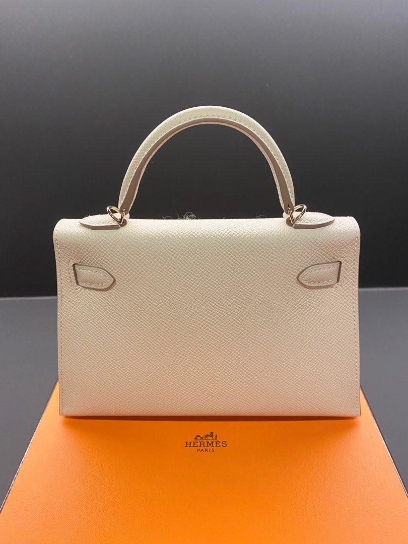 Brand New Hermes Kelly Mini 2 Craie Gold Buckle Epsom Bag BRAND STATION Palais Renaissance 03 06 09 Luxury Bags Wallets on Carousell