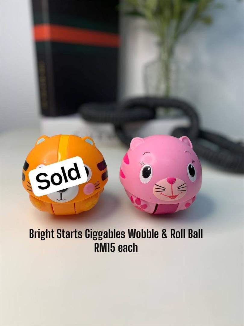 Bright Starts Giggable Wobble Roll Ball